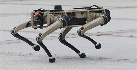 Robot Dogs With Assault Rifles Unveiled at AUSA 2021 Convention.